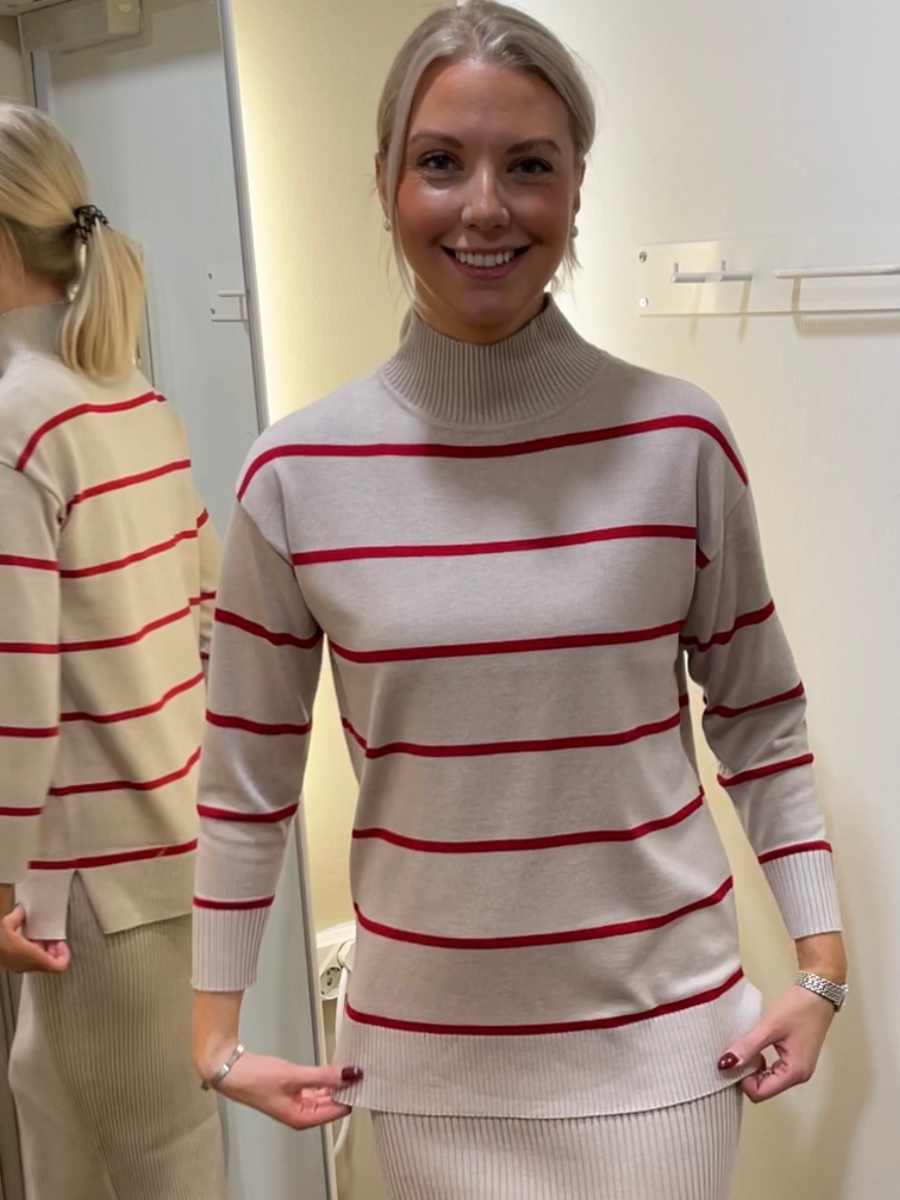 Jensen neulepusero Raita, eri värejä