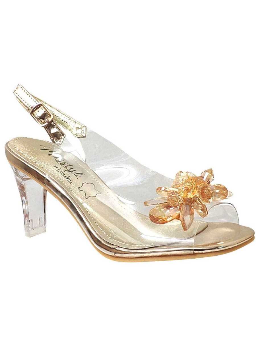 Laura Vita Mira korkokengät, kulta ja hopea