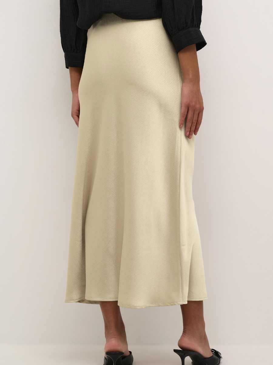 Kaffe Lotte satiinihame, Feather Gray