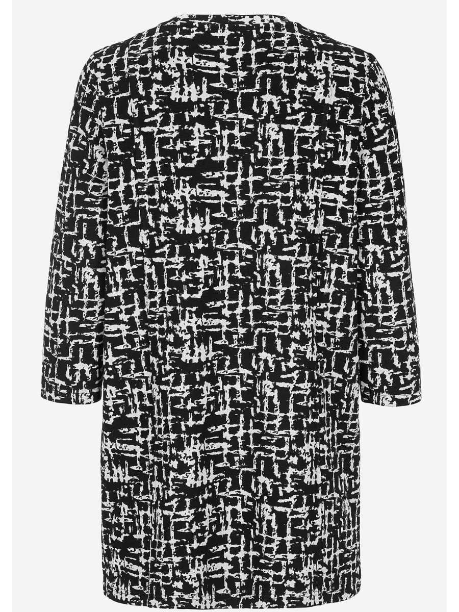 Trikootunika, musta valkoinen ja punainen