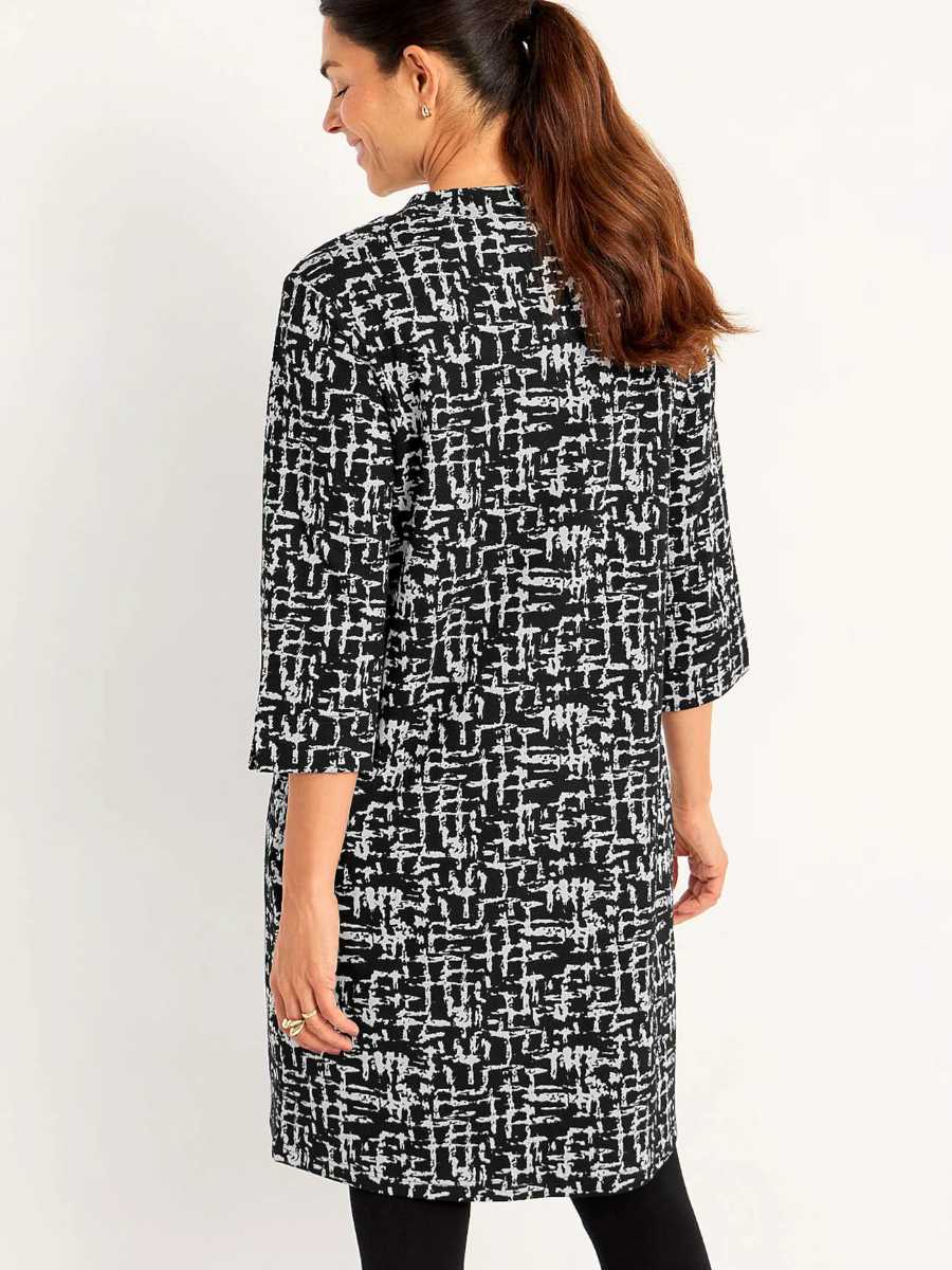 Trikoomekko, musta/valkoinen ja punainen