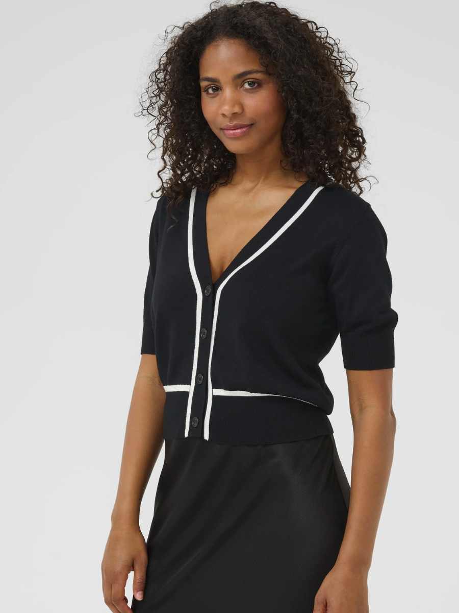 Kaffe Mally neuletakki, musta