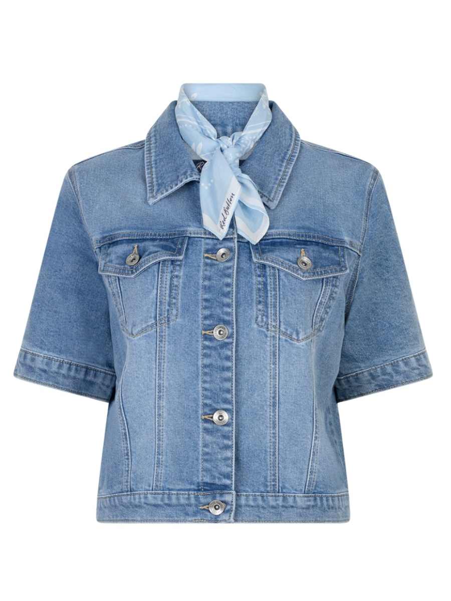 Red Button Jackie Short -farkkujakku