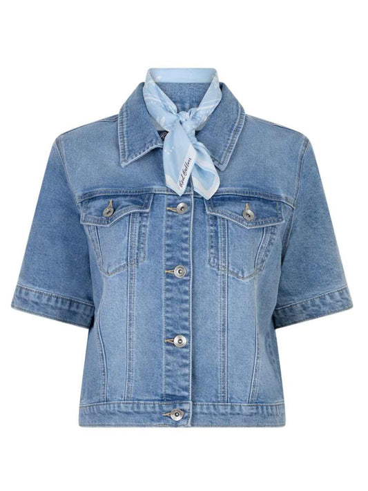 Red Button Jackie Short -farkkujakku