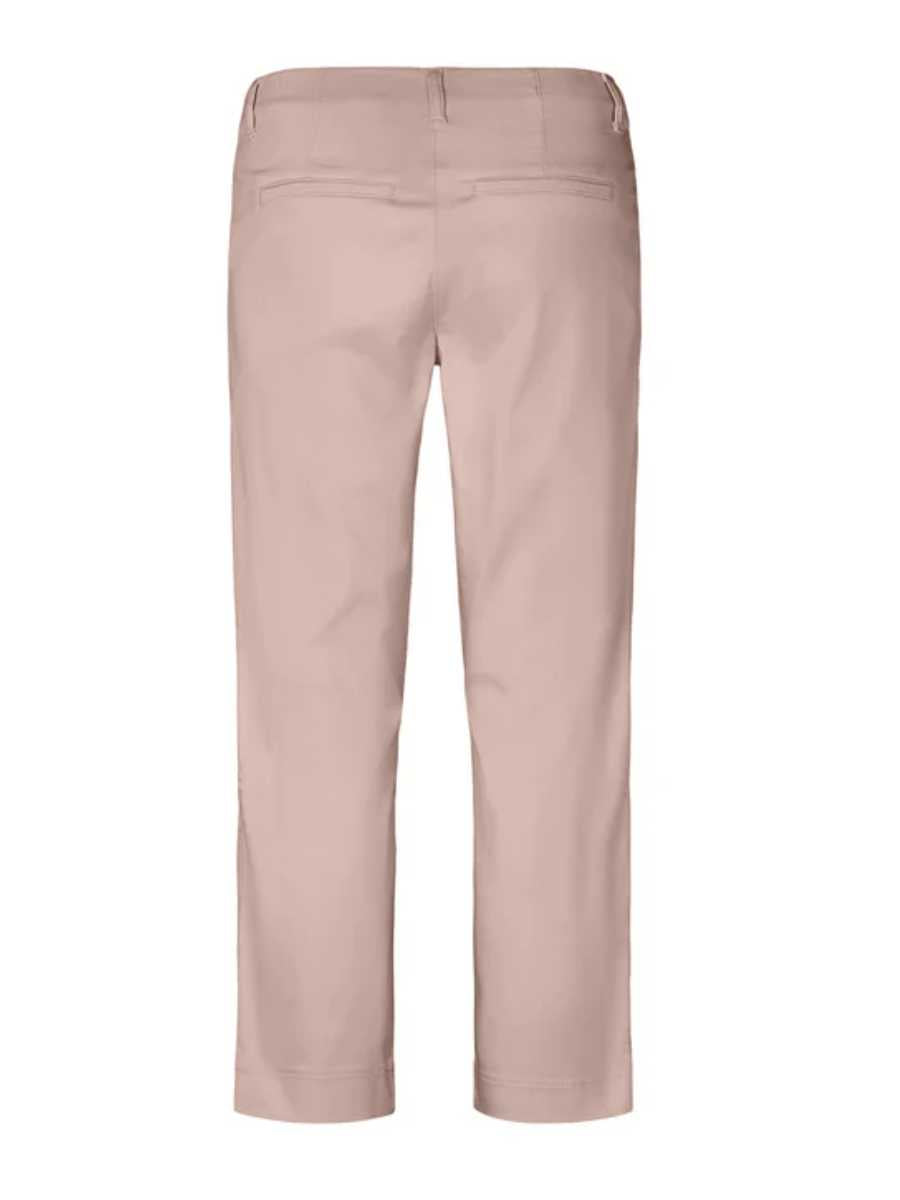 Laurie housut, Taylor Welt Regular Cropped 101252, vaalea ja roosa