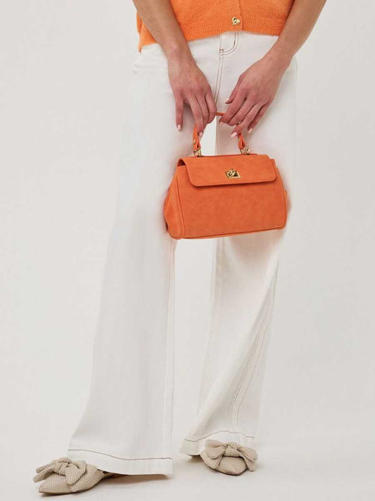 Esqualo olkalaukku, oranssi ja beige