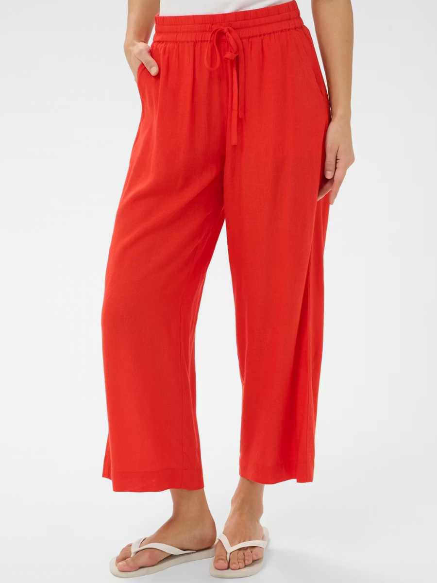 Kaffe Milia pellavasekoitehousut, eri värejä