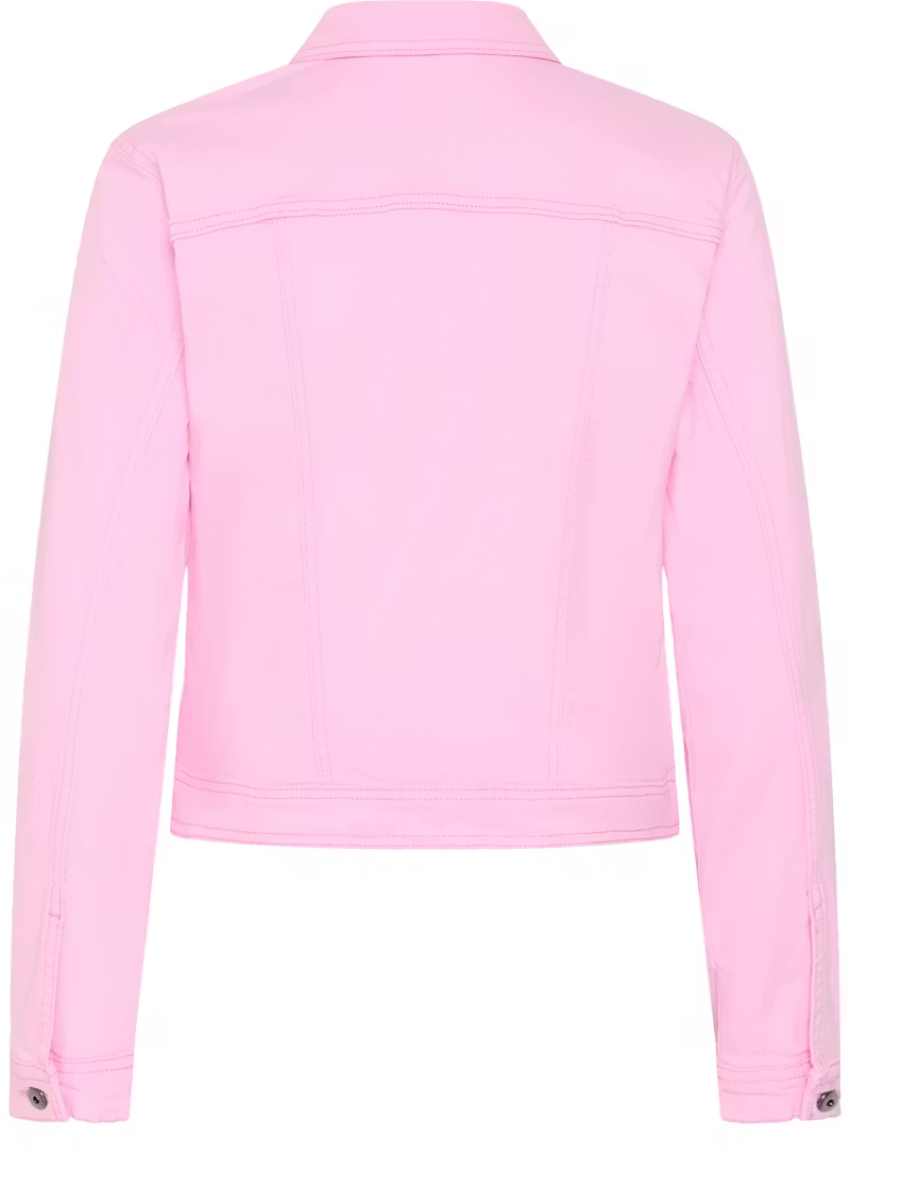 KA Zelina denimtakki, vaaleanpunainen ja valkoinen